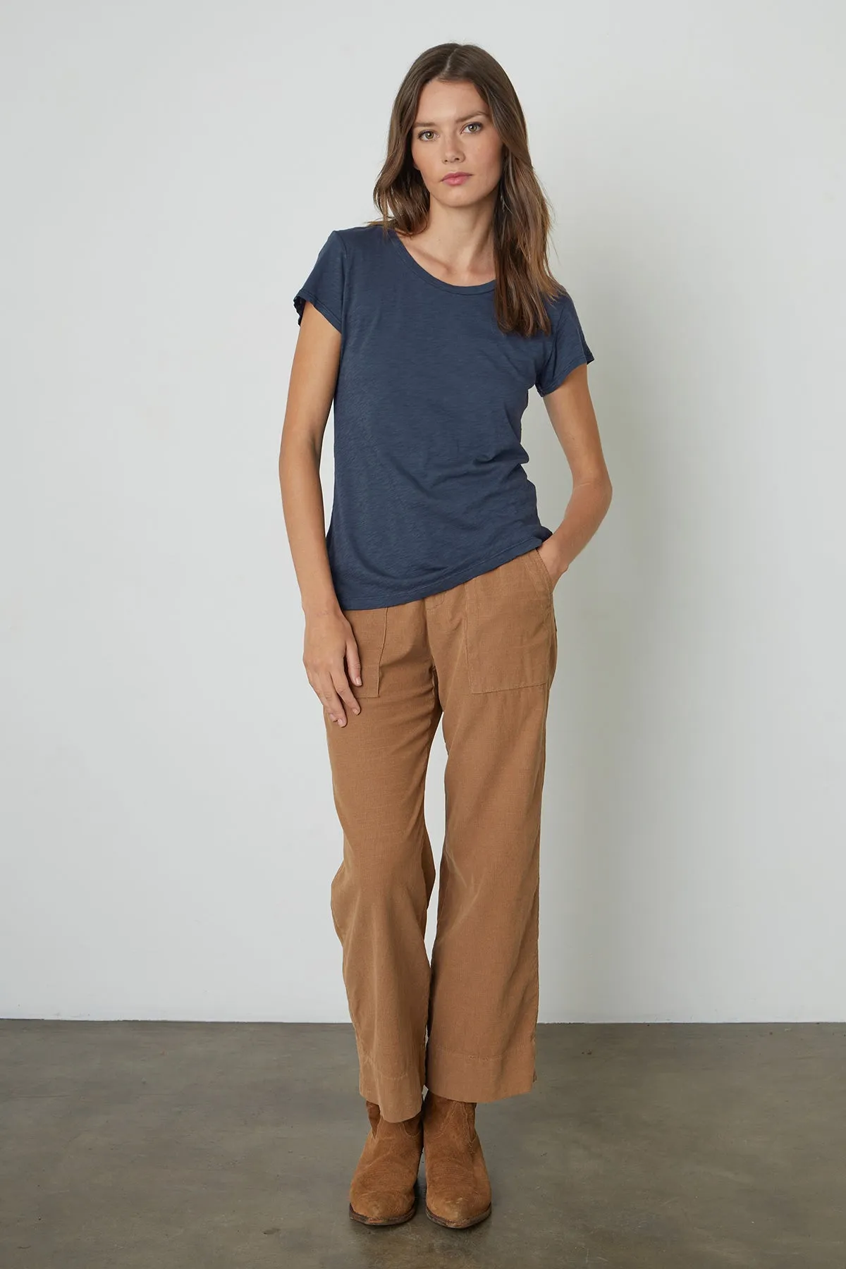 VERA CORDUROY WIDE LEG PANT