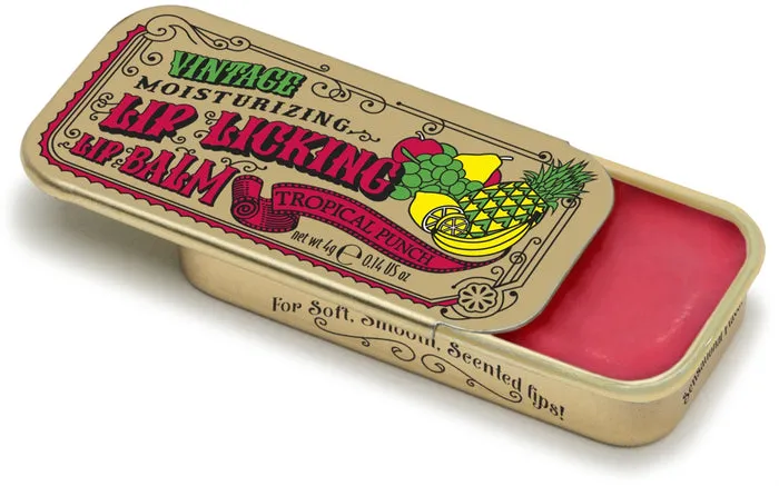 Vintage Slider Tin ~ Lip Licking Lip Balm