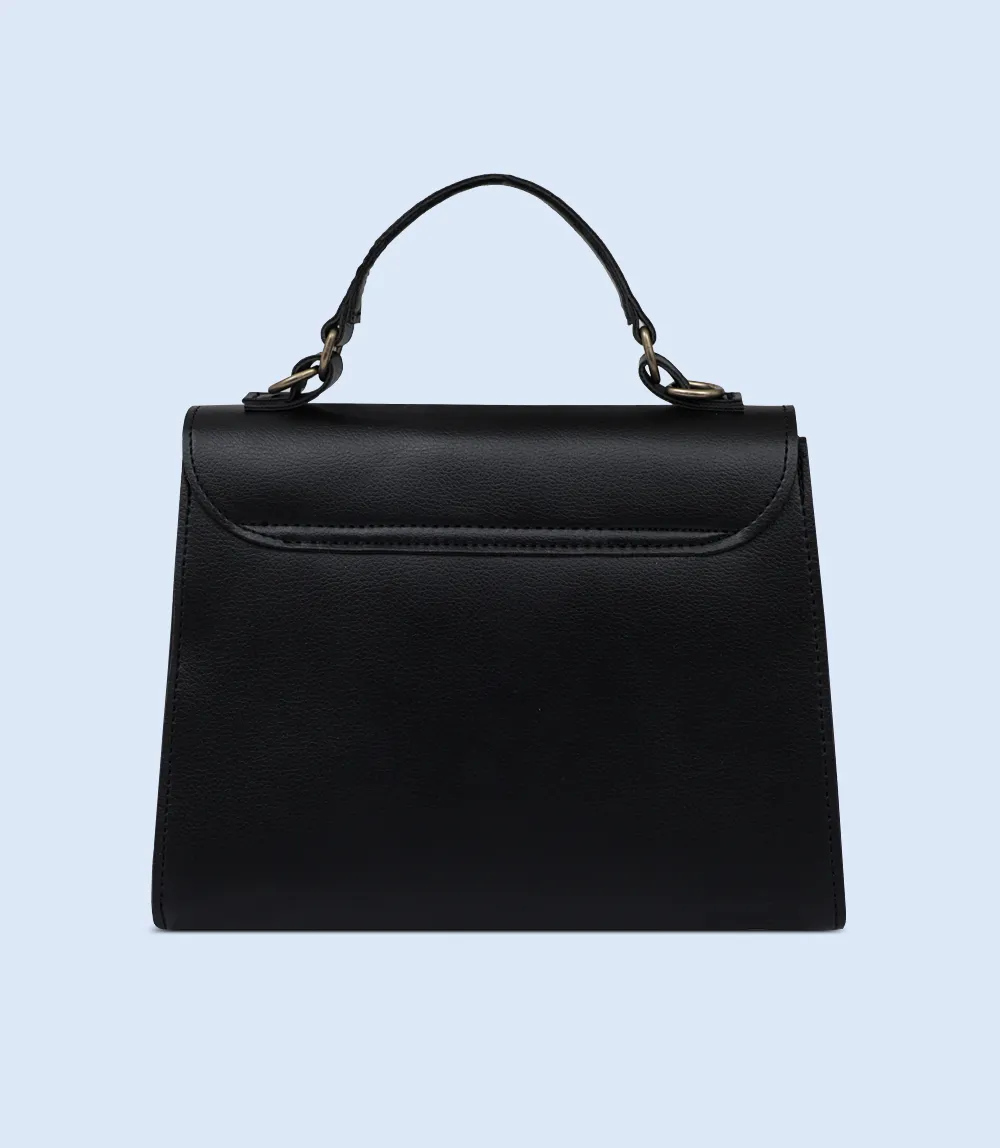 WB2436-BLACK-Women Shoulder Bag