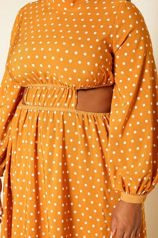 Yellow Polka Dot Dress